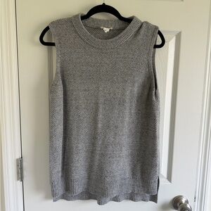Loft Outlet Lounge Sleeveless Knit Tank Top - Gray